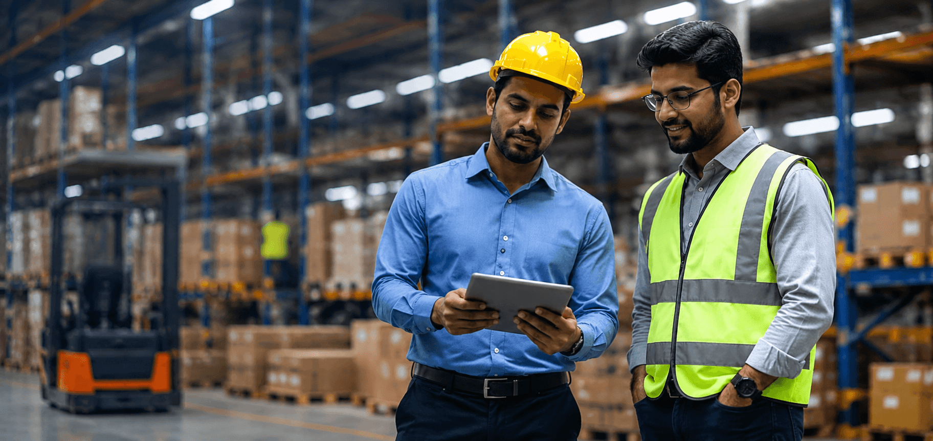 Indian industrial suppliers reviewing sourcing details